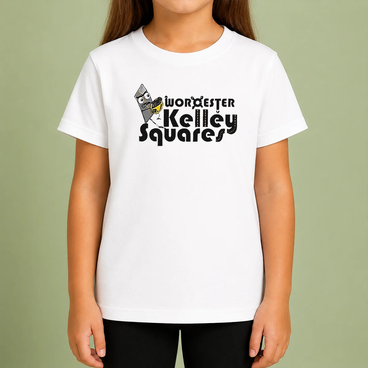Original Worcester Kelley Squares Wordester Kelley Squares Kids T-Shirt