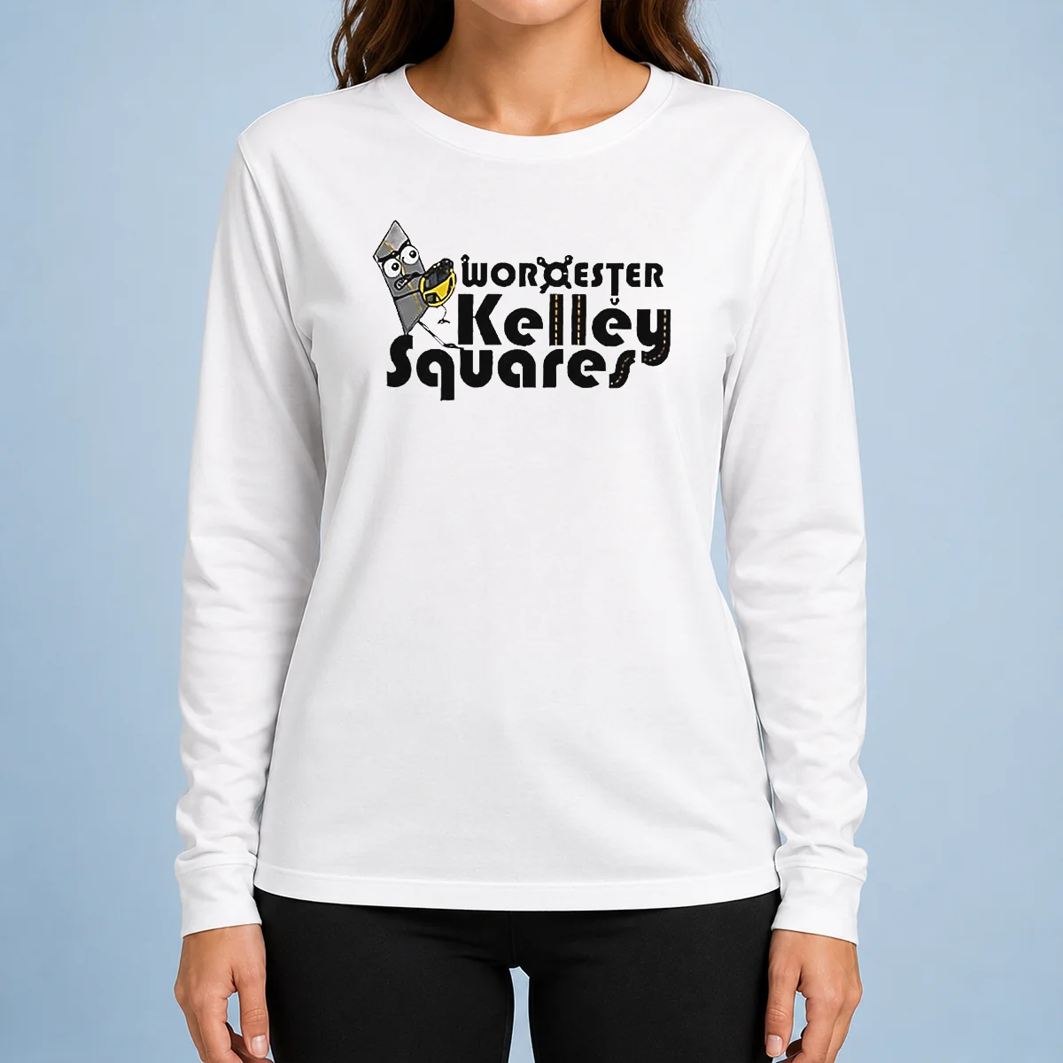 Original Worcester Kelley Squares Wordester Kelley Squares long sleeve shirt in classic fit with graphic print