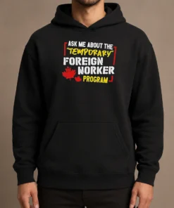 Premium Ask Me About The Temporary Foreign Worker Program Hoodie