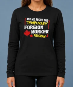 Premium Ask Me About The Temporary Foreign Worker Program Long Sleeve Shirt