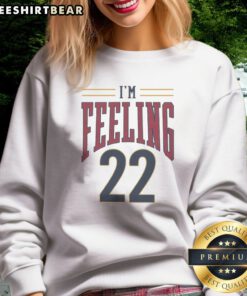 Premium Cleveland Cavaliers I'M Feeling 22 Basketball Team NBA Logo Sweatshirt featuring bold team graphics