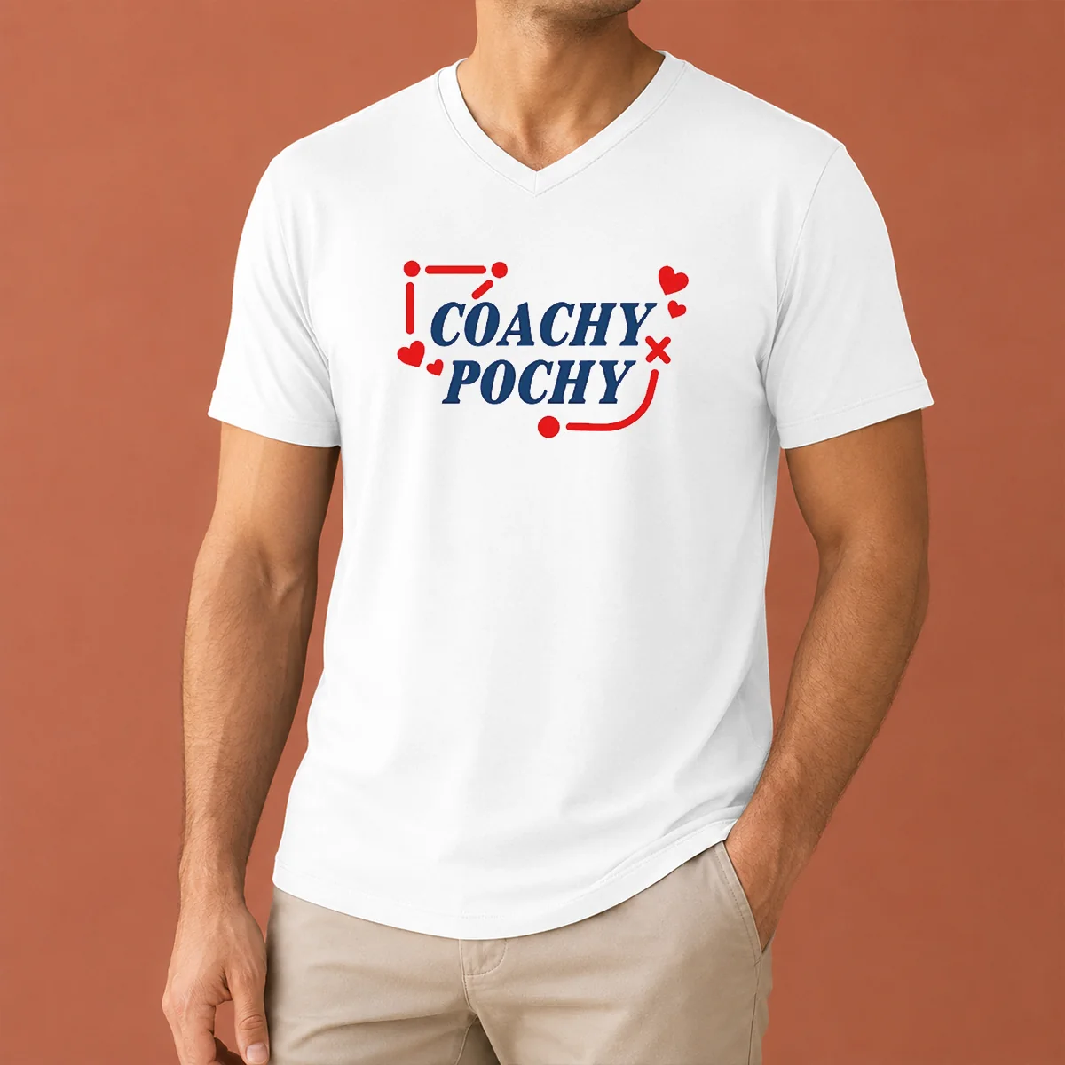 Premium Coachy Pochy V-Neck Shirt Premium Coachy Pochy V-Neck Shirt