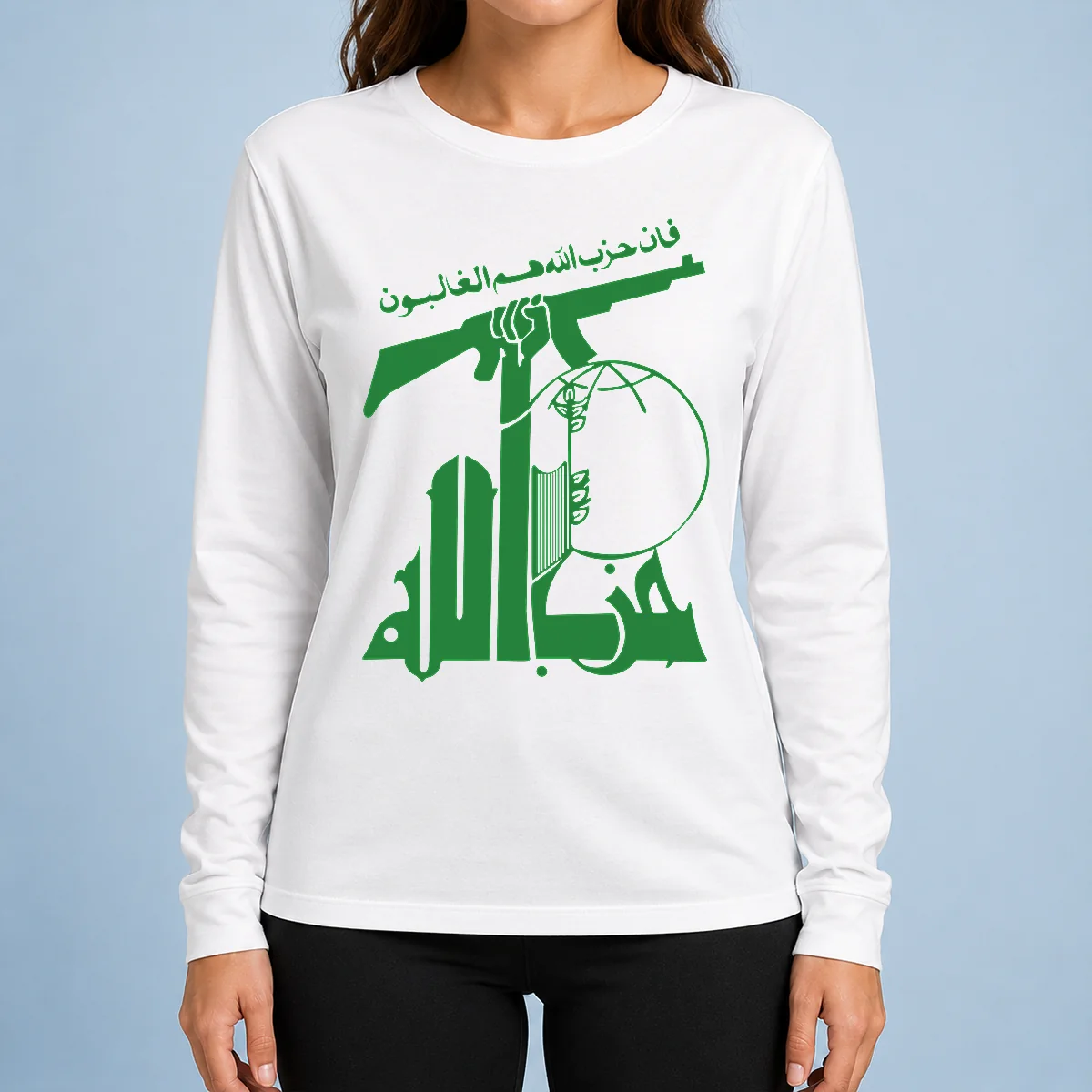 Premium Flag Of Hezbollah Long Sleeve Shirt