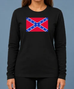 Premium Mark Lee Confederate Flag 2026 Long Sleeve Shirt showcasing front graphic on a comfortable long sleeve garment