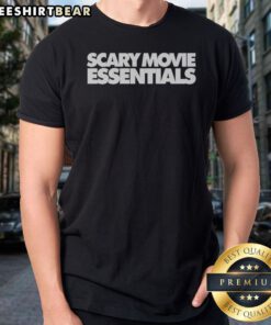 Premium Marlon Wayans Scary Movie Essentials shirt in black with bold graphic print