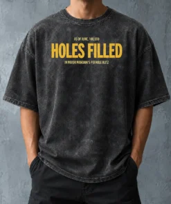 Premium Mayor Mamdani Pothole Blitz As Of June 100000 Holes Filled Washed T-Shirt