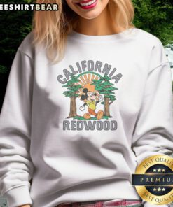 Premium Mickey Mouse California Redwood Sweatshirt featuring a vibrant design and cozy fit.
