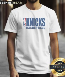 Premium New York Knicks NBA Basketball Shirt featuring vibrant team colors and logo.