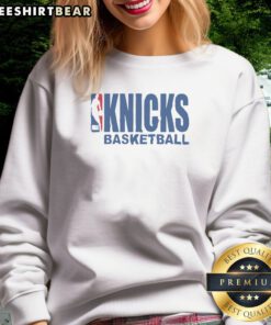 Premium New York Knicks NBA Basketball Sweatshirt featuring team colors and logo