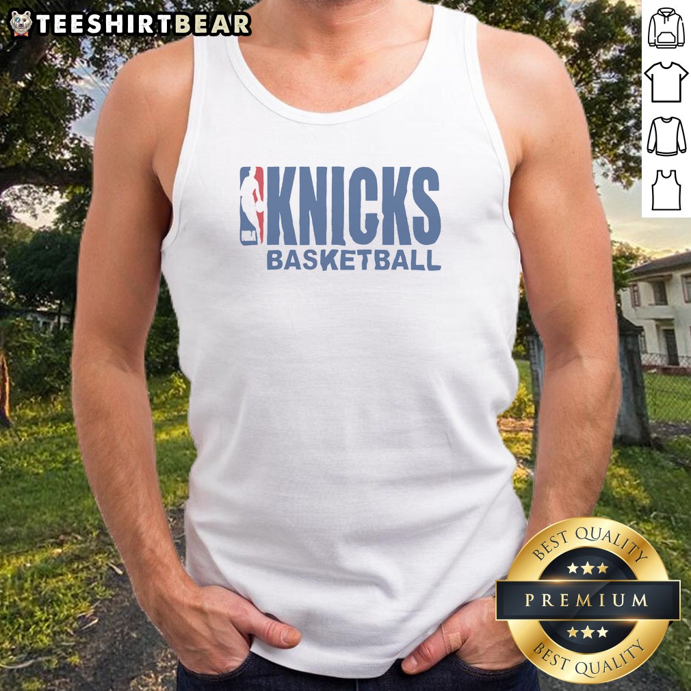 Premium New York Knicks NBA Basketball Shirt on Tank Top Premium New York Knicks NBA Basketball Shirt shown as a tank top preview