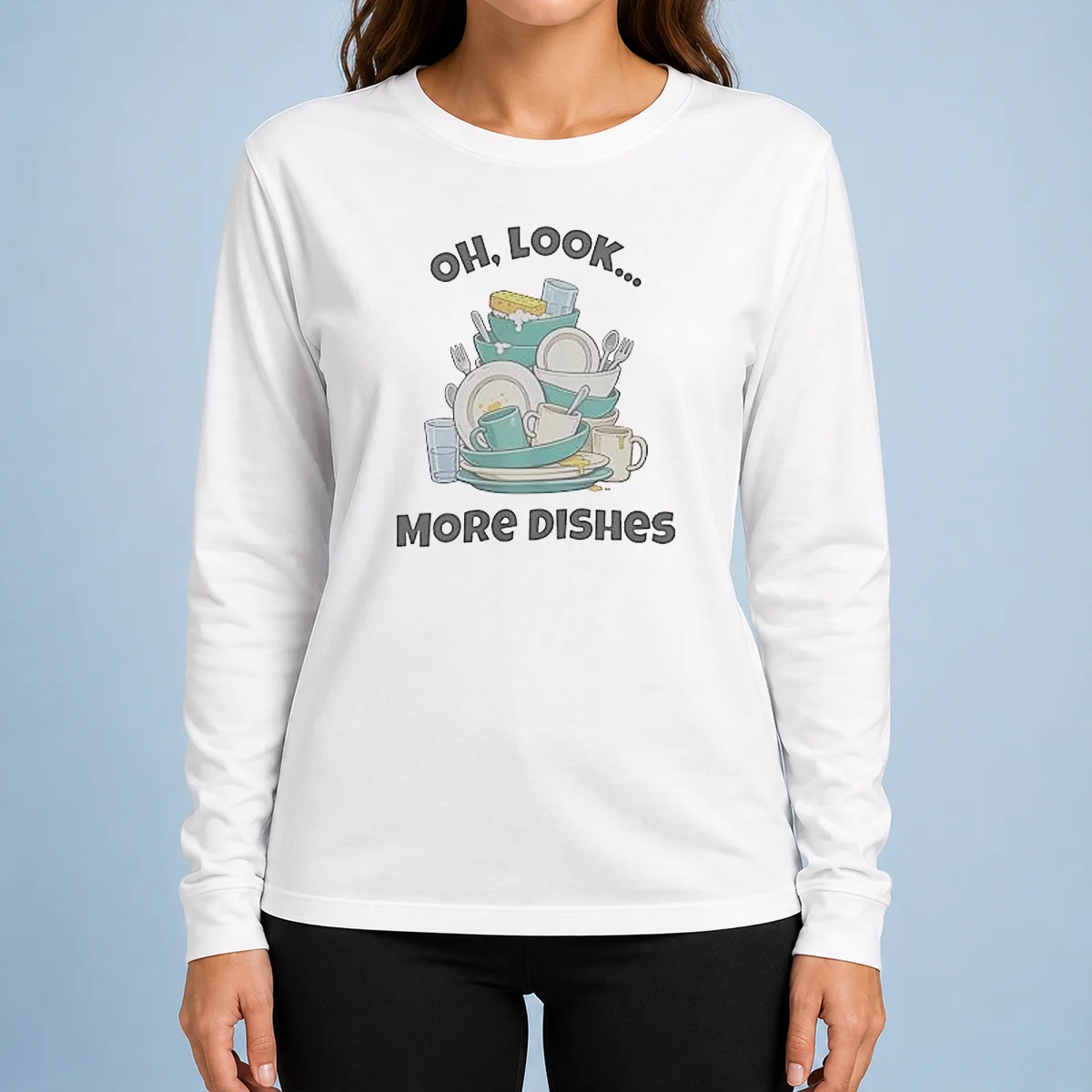 Premium Oh Look More Dishes Long Sleeve Shirt