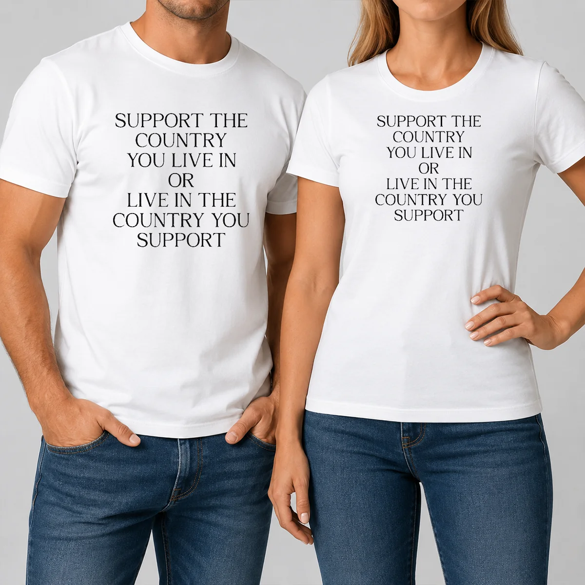 Premium Support The Country You Live Shirt Premium Support The Country You Live Shirt