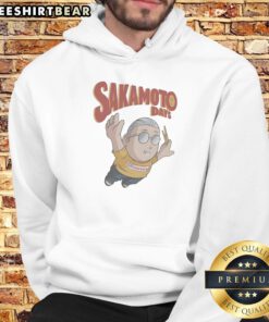 Premium Taro Sakamoto Sakamoto Days Country Parody Super Mario Hoodie in black with vibrant graphic print