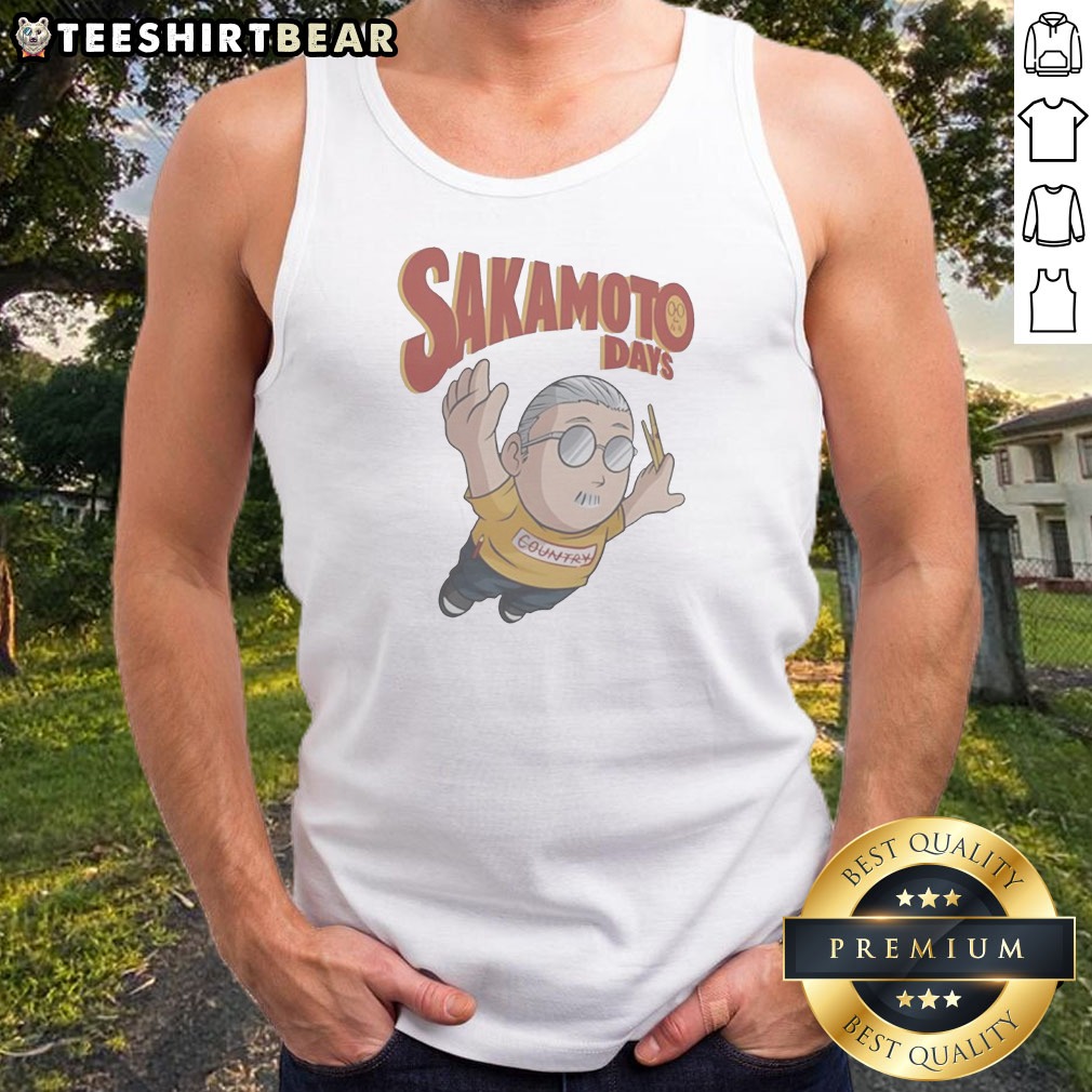 Premium Taro Sakamoto Sakamoto Days Country Parody Super Mario Tank Top