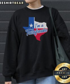 Premium Texas I Am A Talafreako Map Sweatshirt featuring a unique Texas map design