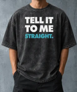 Premium World Of Wonder Stop That Train Tell It To Me Straight Gay Washed T-Shirt