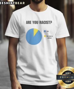 Pretty Are You Racist Yes Yes But In Yellow Shirt displayed on a neutral background