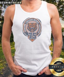 Pretty Chicago Bears Football 75 Anniversary 1920 1994 NFL Logo Team Tank Top