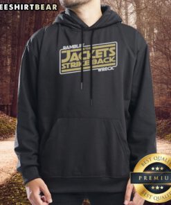 Pretty Georgia Tech Ramblin Wreck The Jackets Strike Back Hoodie featuring vibrant colors and a classic fit.