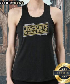 Pretty Georgia Tech Ramblin Wreck The Jackets Strike Back Tank top featuring a vibrant design.