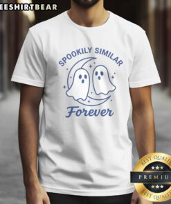 Pretty Ghost Friends Forever Cute Shirt featuring adorable ghost graphics on a soft fabric.