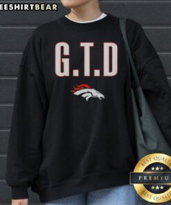 Pretty GTD Talanoa Hufanga Denver Broncos Sweatshirt featuring vibrant team colors and logo.