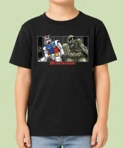 Pretty Gundaaamn Gundam Damn Meme Kids T-Shirt