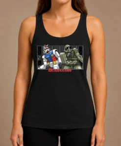 Pretty Gundaaamn Gundam Damn Meme Tank Top