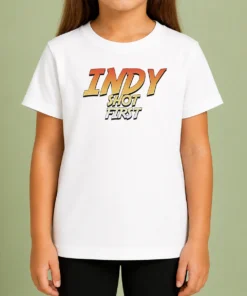 Pretty Indy Graphic Shot First Kids T-Shirt