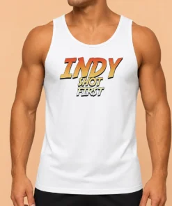 Pretty Indy Graphic Shot First Tank Top