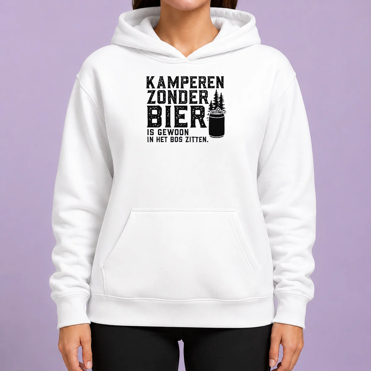 Pretty Kamperen Zonder Bier Is Gewoon In Het Bos Zitten Beer Hoodie