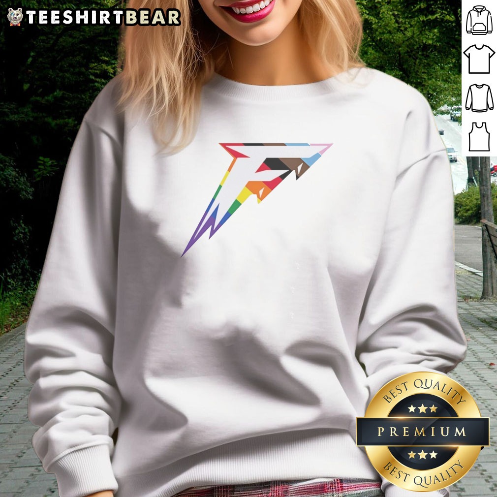 Pretty Minnesota Frost Pride Logo LGBTQ Shirt on Sweatshirt Pretty Minnesota Frost Pride Logo LGBTQ Shirt shown as a sweatshirt preview