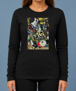 Pretty Persona 4 Golden Main Cast And Izanagi Character Long Sleeve Shirt