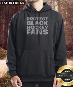 Pretty Protect Black Hockey Fans Hoodie