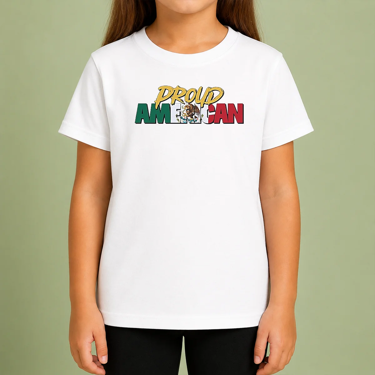 Pretty Proud American Eagle Kids T-Shirt