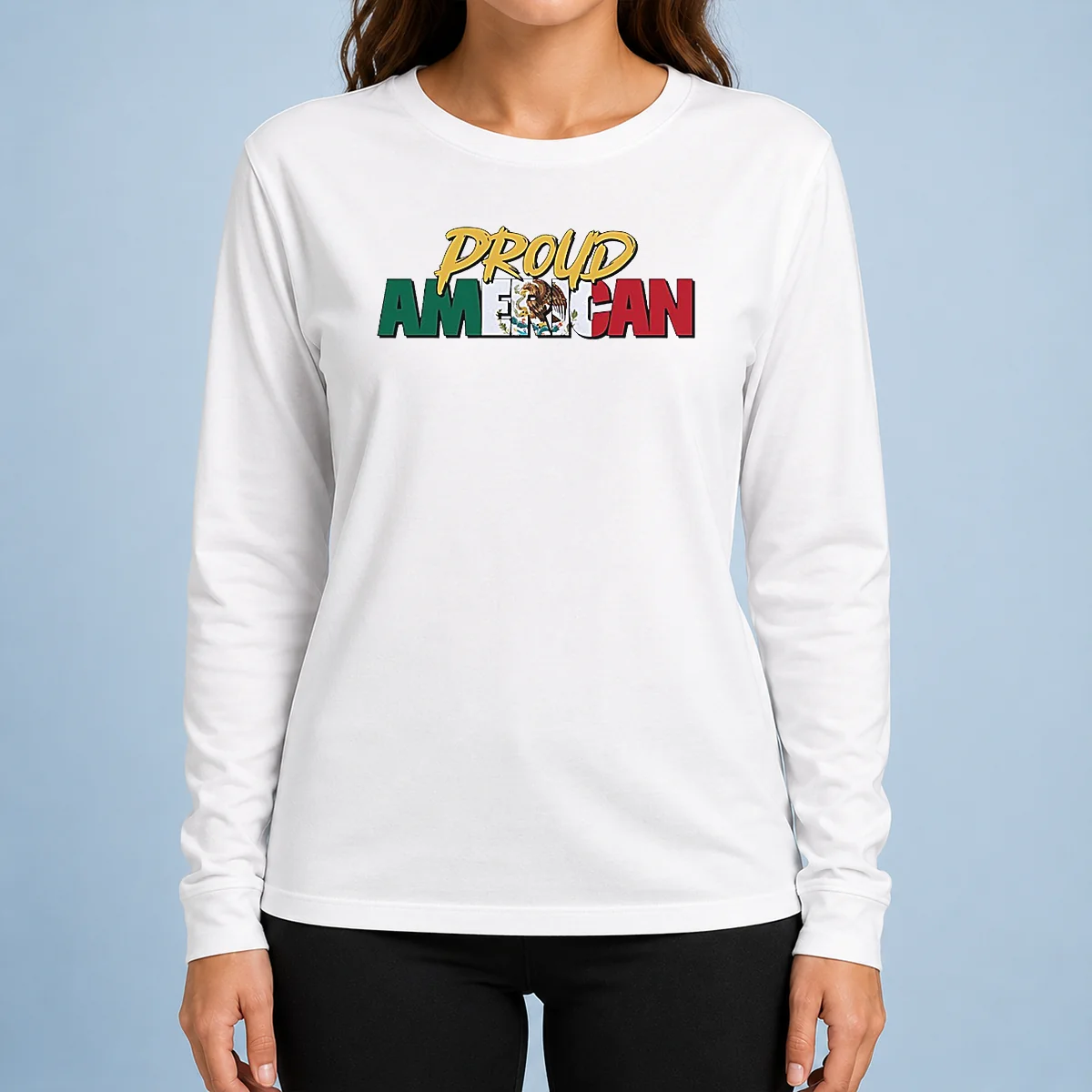 Pretty Proud American Eagle Long Sleeve Shirt