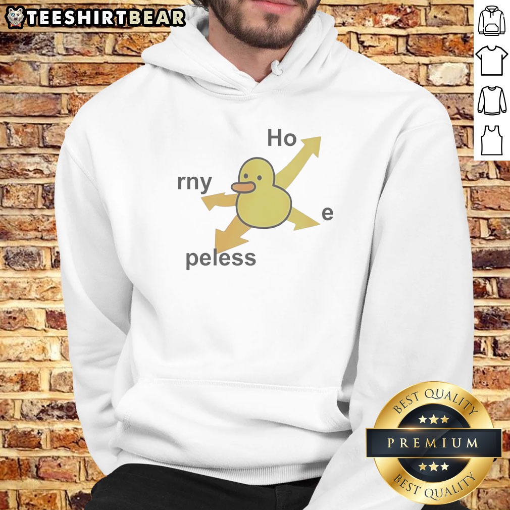 Pretty Rny Peless Duck In Distress Hoodie
