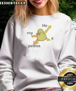 Pretty Rny Peless Duck In Distress Sweatshirt