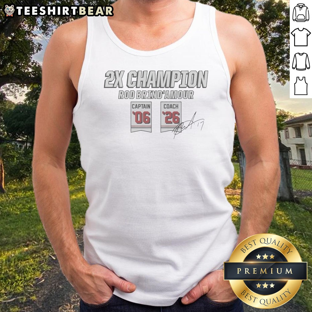 Pretty Rod Brind'Amour Two Time Champion Tank Top