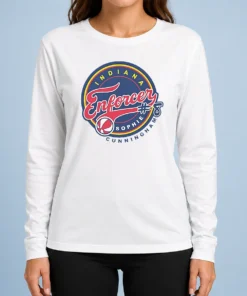 Pretty Sophie Cunningham Indiana Enforcer Sophie The Enforcer Long Sleeve Shirt in classic fit with bold front graphic