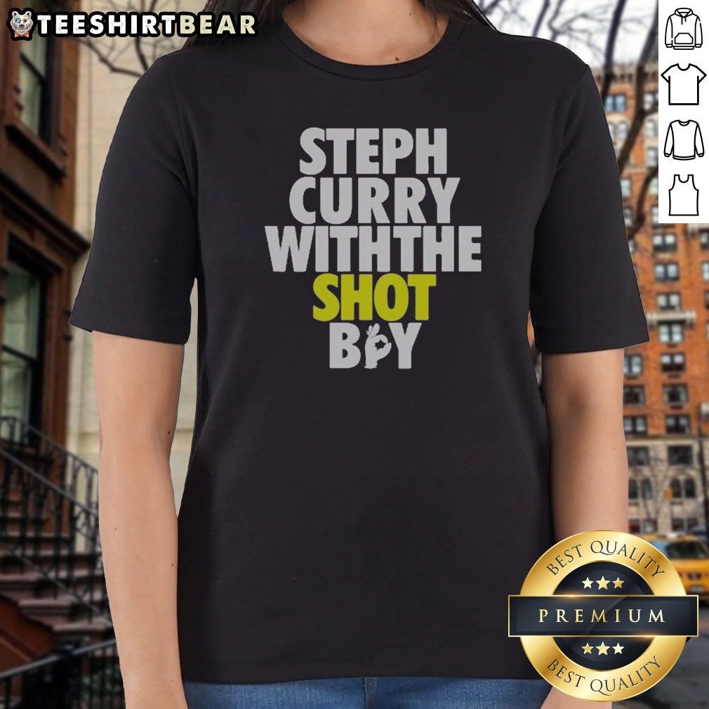 Pretty Steph Curry With The Shot Ladies Shirt Pretty Steph Curry With The Shot Ladies Shirt