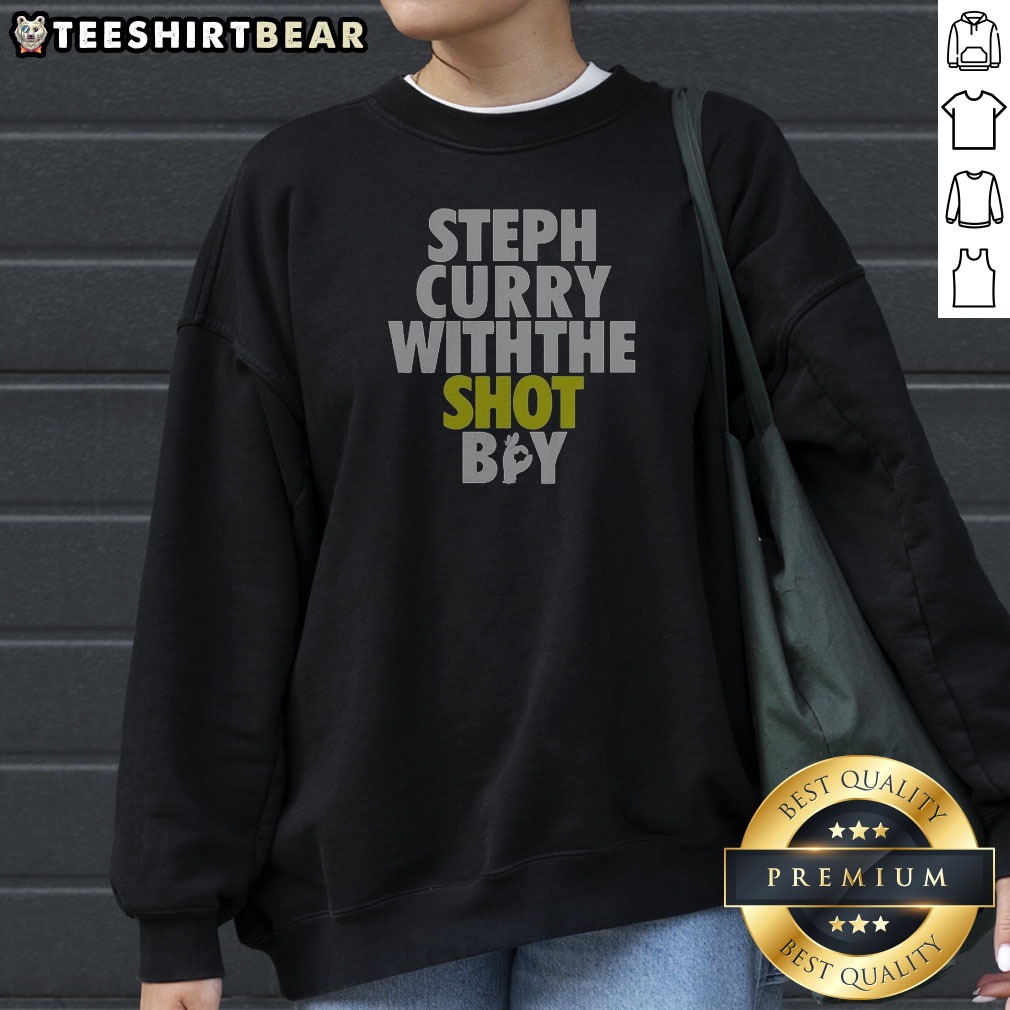 Pretty Steph Curry With The Shot Boy Sweatshirt