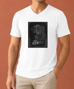 Pretty The Cure In Dublin Ireland On June 26 2026 Poster V Neck Shirt featuring a soft cotton blend fabric with a flattering V neckline