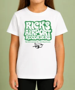 Pretty Tom Petty Rick'S Airport Recorders The Best Round Kids T-Shirt