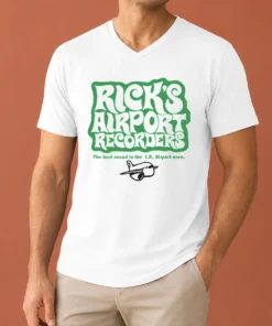 Pretty Tom Petty Rick'S Airport Recorders The Best Round V-Neck Shirt