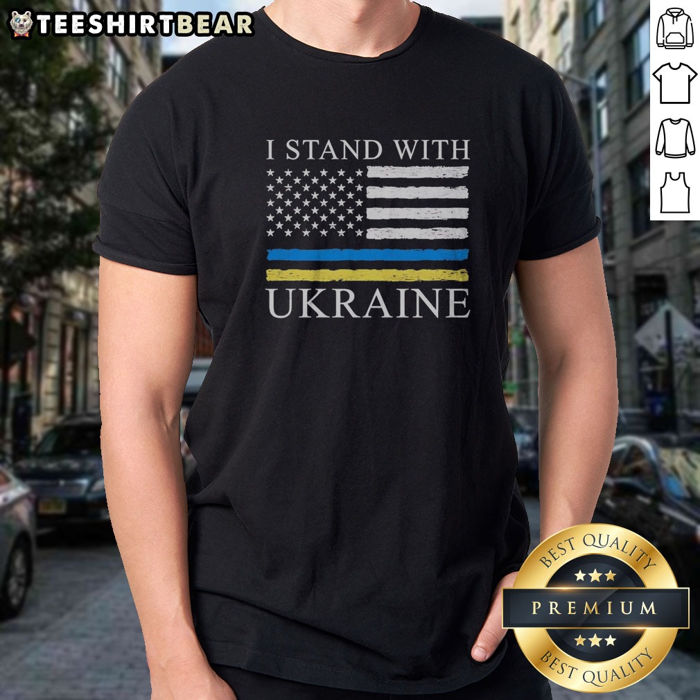 Pretty United States America USA Stand Ukraine Shirt on Classic Shirt Pretty United States America USA Stand Ukraine Shirt shown as a classic shirt preview