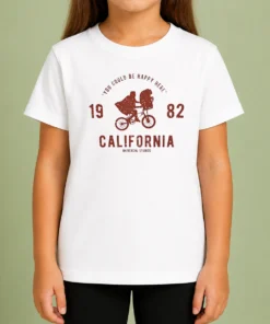 Pretty You Could Be Happy Here 1982 California Universal Studios ET Kids T-Shirt