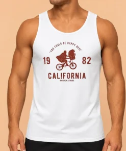 Pretty You Could Be Happy Here 1982 California Universal Studios ET Tank Top
