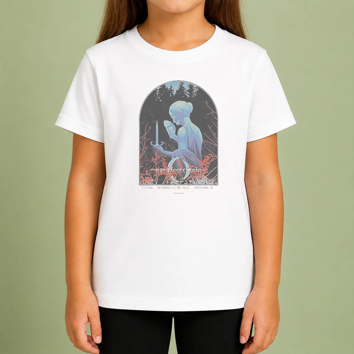 Top A Perfect Circle Dsseldorf Germany Venue Poster Kids T-Shirt
