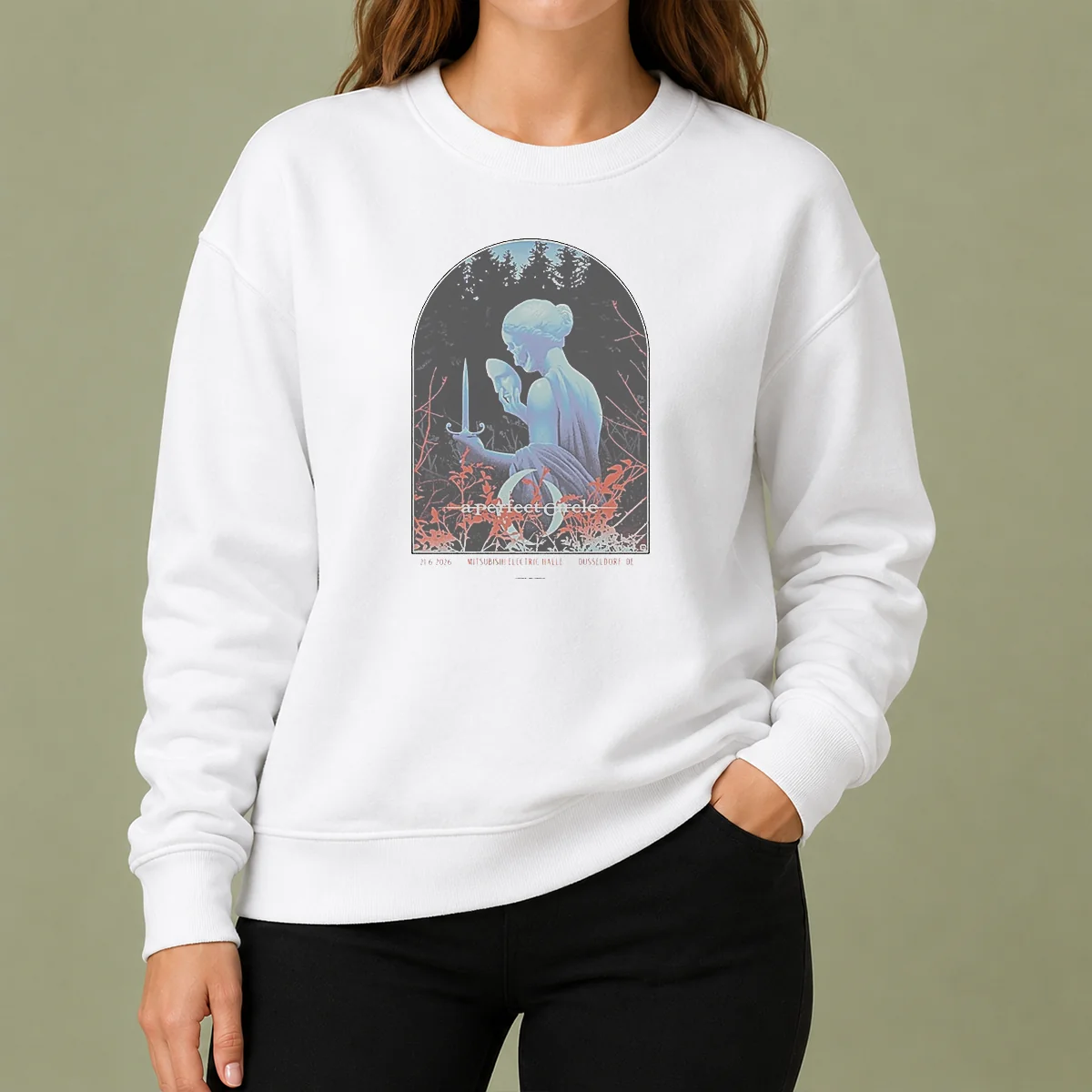 Top A Perfect Circle Dsseldorf Germany Venue Poster Sweater